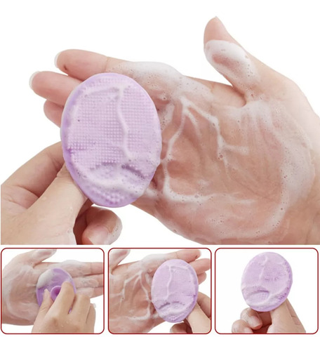 Set 3 Cepillo Baño Silicona Bebe Ducha Masaje Cabeza Bebe
