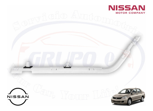 Guía Facia Trasera Lado Piloto Tiida 2007 - 2019 Orig Nissan