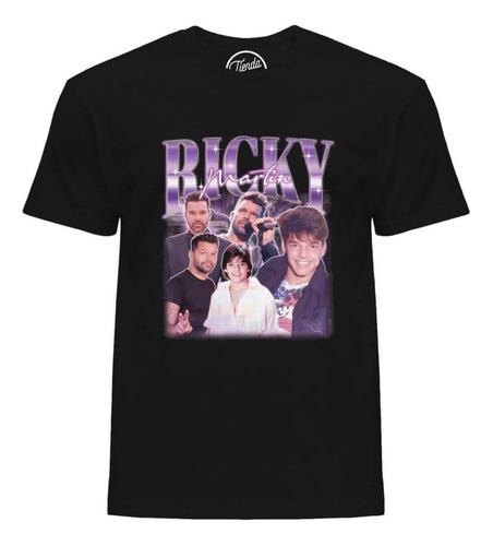 Playera Ricky Martin Fotomontaje Aesthetic T-shirt