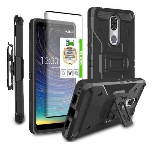 Telegaming Para Coolpad Legacy Phone Case, Con Clip Giratori