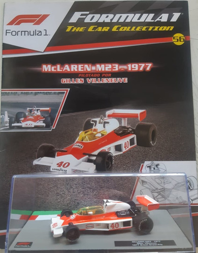 Auto Coleccion Formula 1 Mclaren M23 Gilles Villeneuve 1977