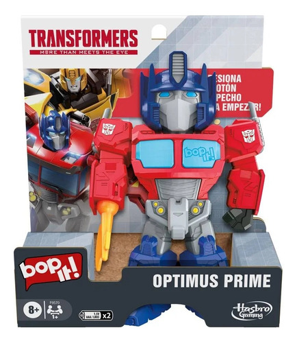 Bop It Optimus Prime Juego De Mesa Hasbro Gaming Transformer