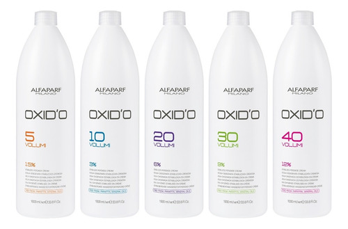 Peróxido Oxido Crema Alfaparf 5,10,20,30,40v 1l Envío Rápido