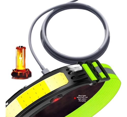 Linterna Led Recargable Usb Con Sensor Luz Suave Exterior