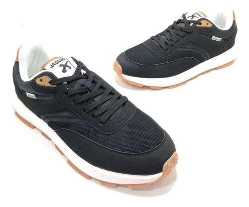 Zapatilla Jaguar Deportiva Urbana Hombre Cordones Art 9344