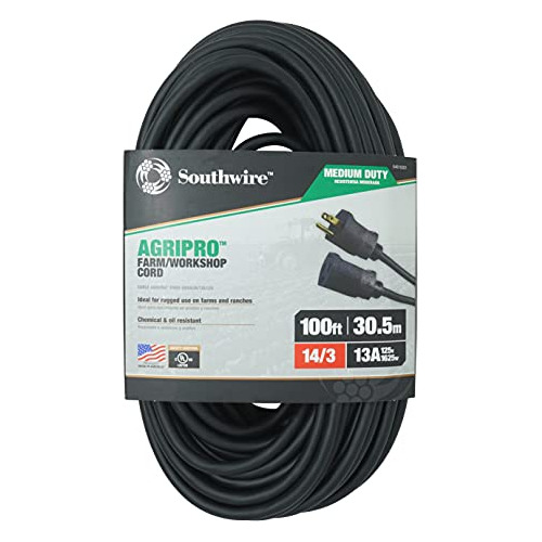 Agripro 64816301 Cable De Extensión Granja/taller De 1...