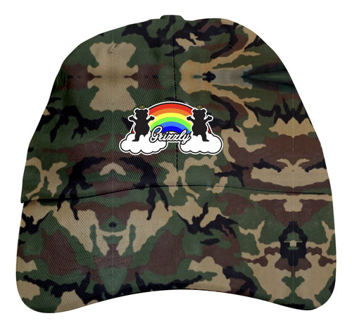Jockey Grizzly Over The Rainbow Dad Hat - Camo