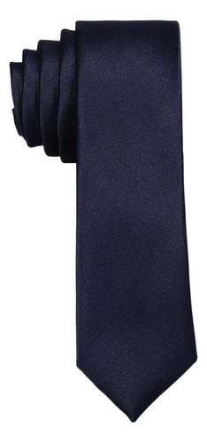 Corbata Hombre Slim Azul Stfashion 52704217 Color Marino Diseño De La Tela Liso