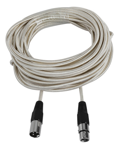 Cable De Micrófono Xlr A Hembra De Alta Calidad De 15 M