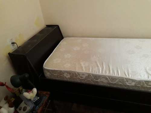 Cama Una Plaza Con Auxiliar Y Cajonera . Opcional Colchón.