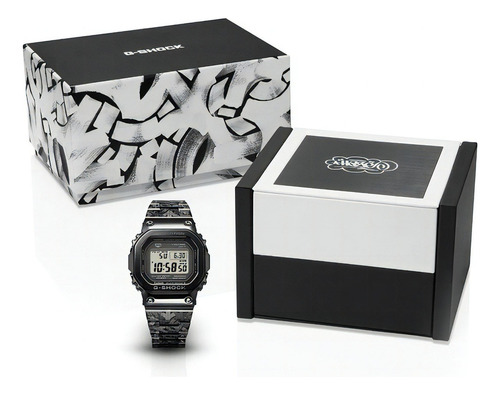 Reloj Casio G-shock Gmw-b5000eh Para Caballero Color de la correa Plateado