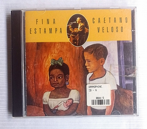 Cd Caetano Veloso Fina Estampa Ao Vivo Original 