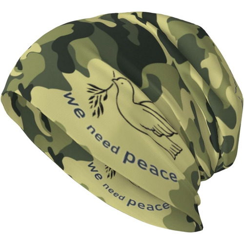 Top Level Beanie Camuflaje Green Beanie Hombres Mujeres - Un