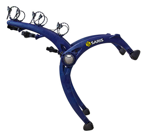 Saris Bones Ex - Portabicicicletas Para Maletero (3 Bicicletas), Color Azul Brillante