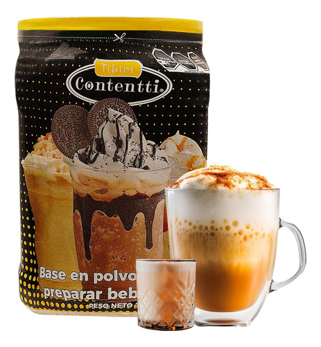 Cappuccino Instantáneo Con Cafe 1kg En Polvo Sabor Cookies