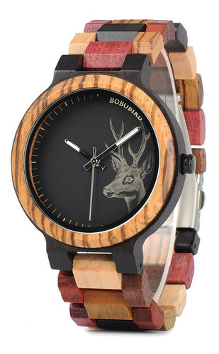 Bobo Pajaro Mujeres De Madera Relojes De Colores Reloj De Cu