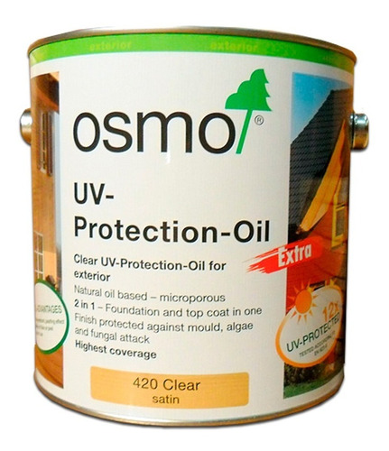 Aceite Cera Osmo 420 Uvprotection Oil 750 M