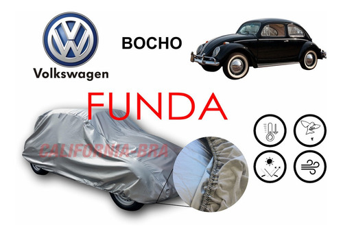 Funda Cubierta Lona Cubre Vw Bocho Vocho 1957 1958