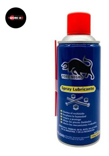 Spray Lubricante Anticorrosivo 400ml Toro Negro