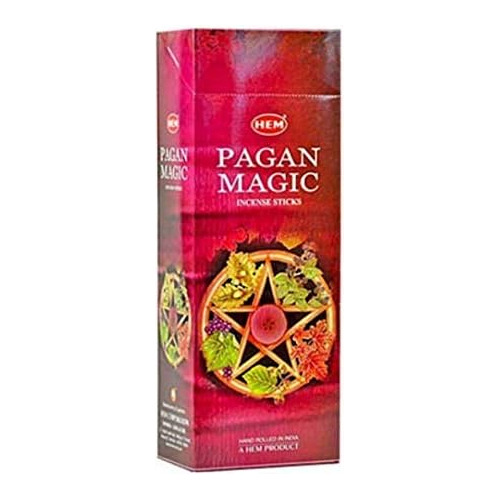 Pagan Box Of Six 20 Stick Tubes, 120 Sticks Hem Incense