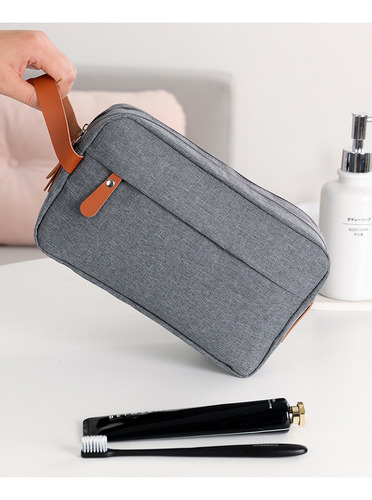 Neceser Para Hombre, Tela Oxford, Con Varios Compartimentos