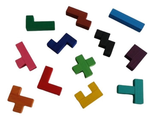 Imagen 7 de 8 de Ingeniacrea: Pentominó De Madera Puzzle 3d Con Caja
