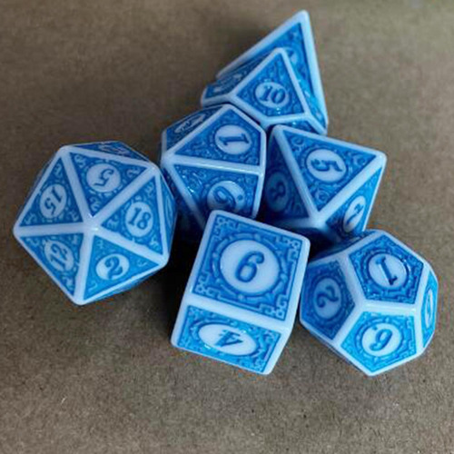 3 X 7 Uds Dados De Juego De Dados De Varios Lados Compatible