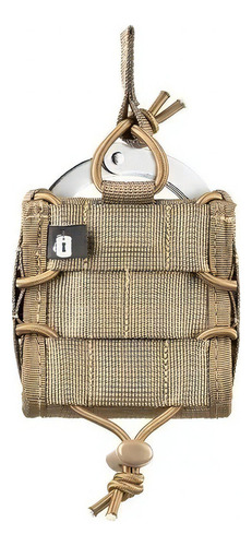 Porta Algema Tático Invictus Locked Modular Policial Cor Coyote