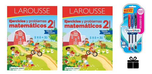2 Libro Ejercicios Y Problemas Matematicos 2 Primaria Larous