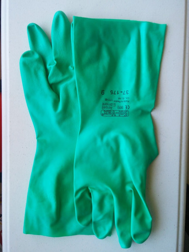 Guante Nitrilo Verde Solvex 7 Pares