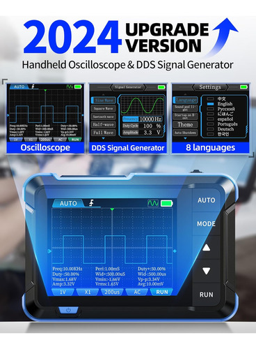 Dso153 2 1 Osciloscopio De Mano/generador De Señal Dds...