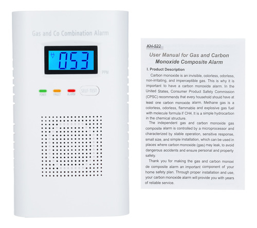 Detector De Gás Para Hotéis Kitchen Home In Plug Gas Detecto