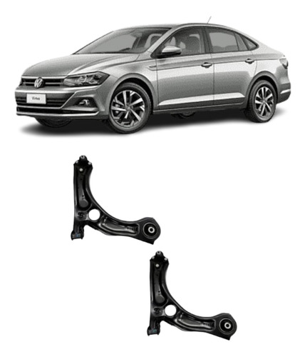 Kit X2 Parrilla Suspensión Vw Virtus Año 2018 A 2024