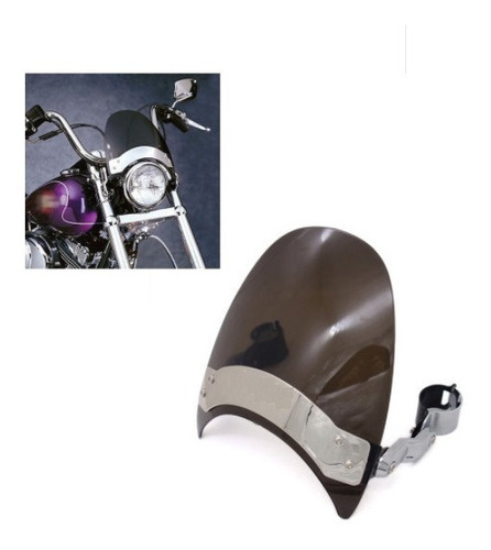 Imagen 1 de 5 de Flyscreen Parabrisas Pequeño Para Harley Davidson Y Compat