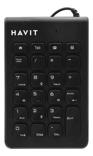 Teclado Numerico Usb Havit Kb223 | 23 Teclas | 145x90x25mm