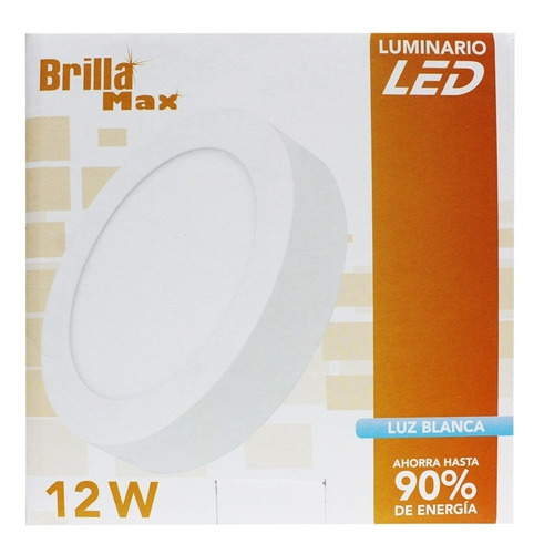 Imagen 4 de 6 de Lámpara Downlight Led Techo Sobreponer 12w Philco 57208