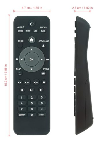 Control Remoto Compatible Con Allimity Rc-2802 De Philips Ho