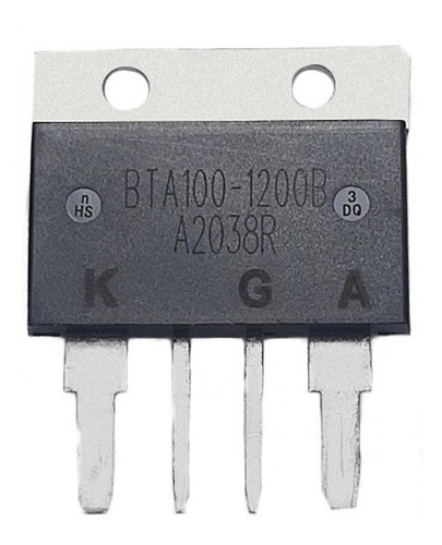 Regulador Bta100 1200b Bta 100a Potência 1200v Triac Bta 100