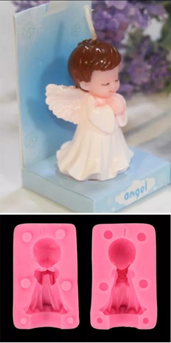 Moldes Silicona Angel 3d Niño