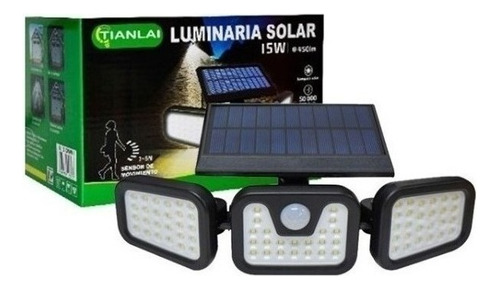 Luminaria Solar Con Sensor De Movimiento