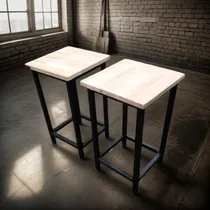 Comprar Mueble Rústico Banquetas Sillas Altas Industriales 