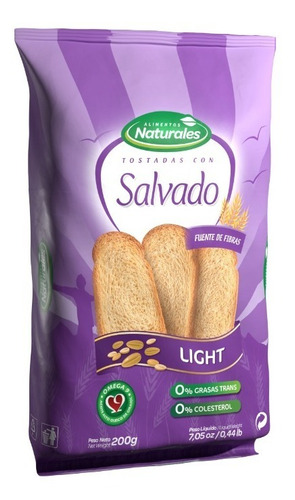 Tostadas Naturales Con Salvado X 12 - Alimentos Naturales