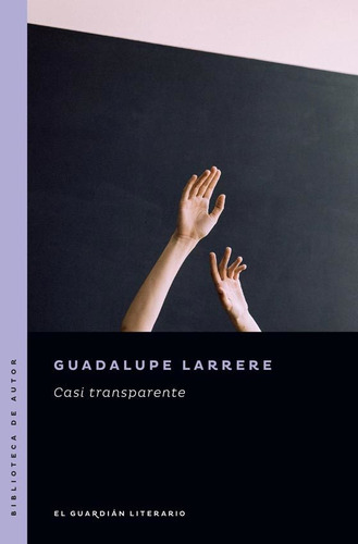 Casi transparente, de Guadalupe Larrere. Editorial EL GUARDIAN LITERARIO, tapa blanda, edición 1 en español, 2019