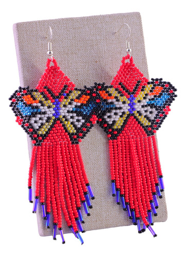 Aretes Colgante Largo Mariposa