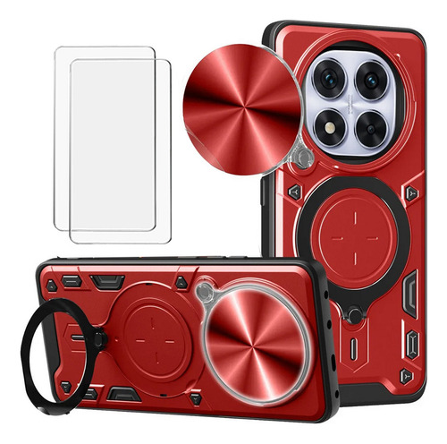Funda Para Redmi Note 14 Pro+ Plus Con Uso Rudo Carcasa Case + 2mica