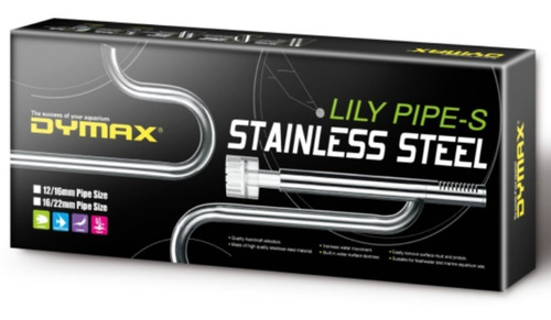 Dymax Lily Pipe-s 12/16mm Acero Complemento Skimmer Botellòn