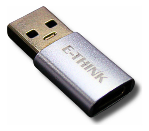 Conector 3.0 Tipo C Prata 5gbps Adaptador P Notebook