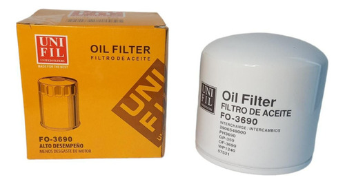 Filtro De Aceite Isuzu Elf  400/600 09-19 Unifil Fo-3690