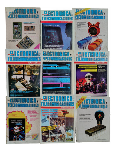 Lote 42 Revistas Nueva Electrónica Y Telecomunicaciones (Usado)