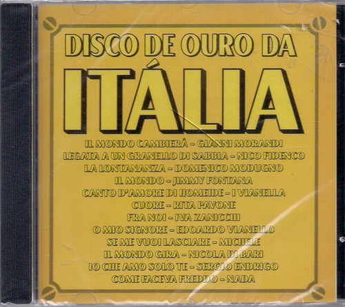Cd Disco De Ouro Da Ítalia - Il Mondo Camberá